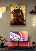 متال پوستر بازی Call Of Duty طرح گوست کد L1017 - Image 2