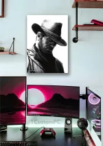 متال پوستر بازی Red Dead Redemption 2 طرح آرتور مورگان کد L1026 - Image 2