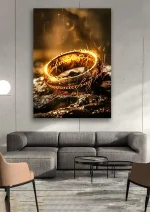 متال پوستر طرح ارباب حلقه ها کد L1054 - Image 2