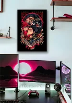 متال پوستر انیمه Attack on Titan طرح ارن یگر کد L1033 - Image 2