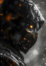 متال پوستر بازی Mortal Kombat طرح اسکورپیون کد L1011