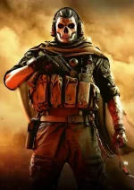 متال پوستر بازی Call Of Duty طرح گوست کد L1017