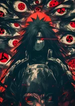 متال پوستر انیمه ناروتو طرح ایتاچی کد L1019