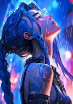 متال پوستر انیمه آرکین طرح جینکس کد L1020