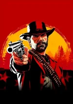 متال پوستر بازی Red Dead Redemption 2 طرح آرتور مورگان کد L1022
