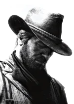 متال پوستر بازی Red Dead Redemption 2 طرح آرتور مورگان کد L1026