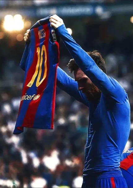 متال پوستر طرح مسی کد L1027