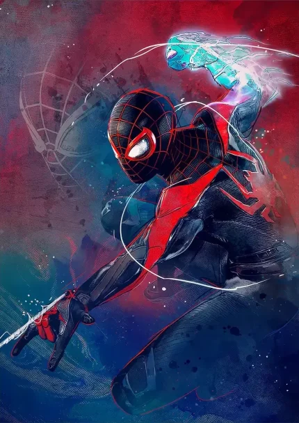 متال پوستر طرح اسپایدرمن کد L1029