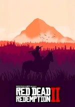 متال پوستر طرح بازی Red Dead Redemption 2 کد L1038