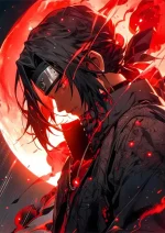 متال پوستر انیمه ناروتو طرح ایتاچی کد L1039