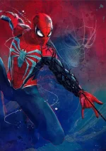 متال پوستر طرح اسپایدرمن کد L1049