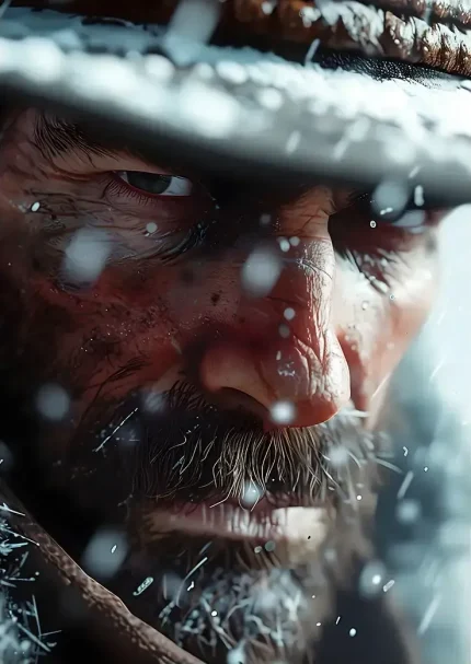 متال پوستر بازی Red Dead Redemption 2 طرح آرتور مورگان کد L1058