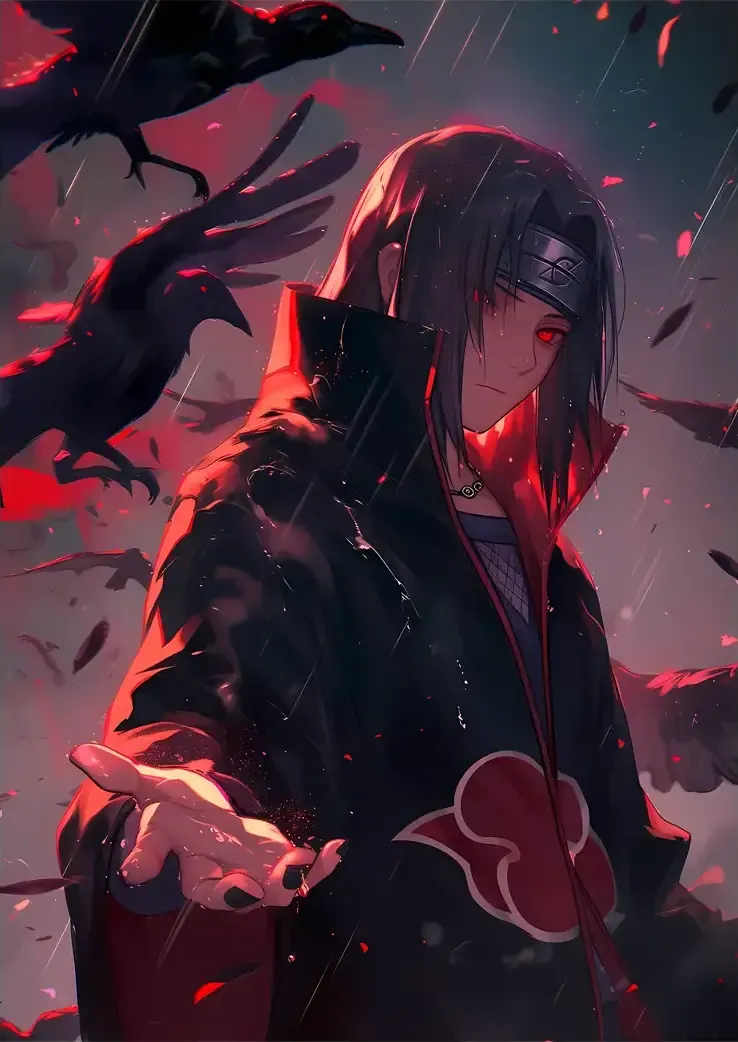 L1059-metalposter-01 متال پوستر انیمه ناروتو طرح ایتاچی کد L1059 - Image 1