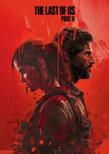 متال پوستر طرح بازی The Last of Us کد L1067