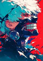 متال پوستر طرح انیمه Tokyo Ghoul کد L1076