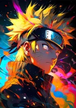 متال پوستر طرح انیمه ناروتو کد L1079