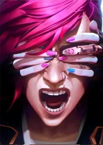 متال پوستر طرح انیمه آرکین کد L1080