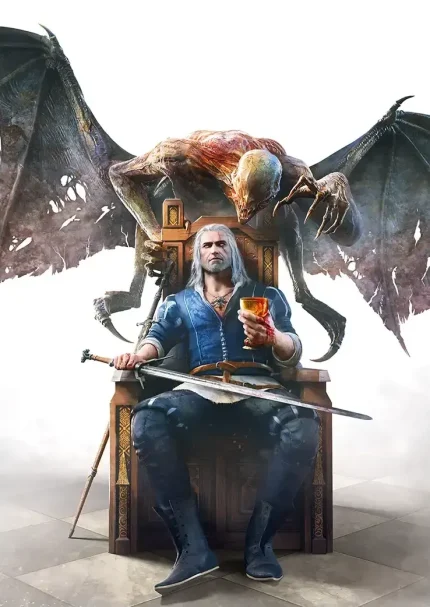 متال پوستر طرح بازی ویچر کد L1083