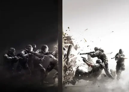 متال پوستر طرح بازی Rainbow Six کد L1084