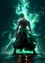 متال پوستر انیمه ناروتو طرح زورو کد L1087