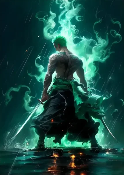 متال پوستر انیمه ناروتو طرح زورو کد L1087