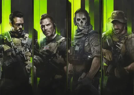 متال پوستر طرح بازی Call Of Duty کد L1091