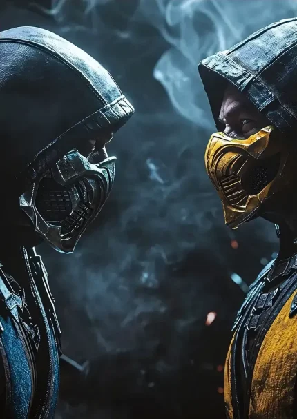 متال پوستر طرح بازی Mortal Kombat کد L1094