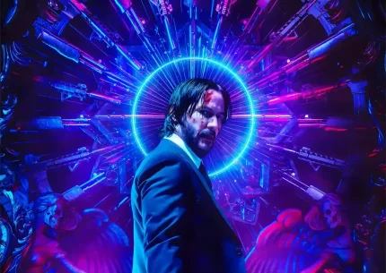 متال پوستر طرح شخصیت John Wick کد L1095