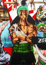 متال پوستر انیمه ناروتو طرح زورو کد L1097