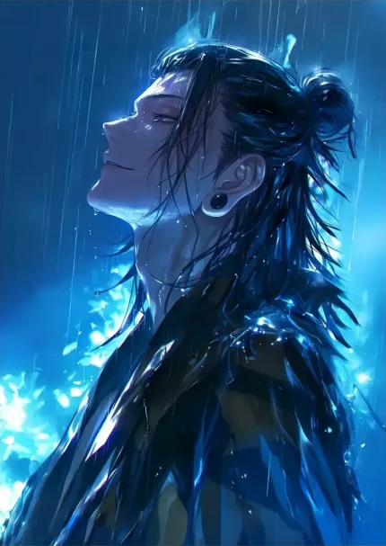 متال پوستر انیمه جوجوتسو کایسن طرح Geto کد L1101