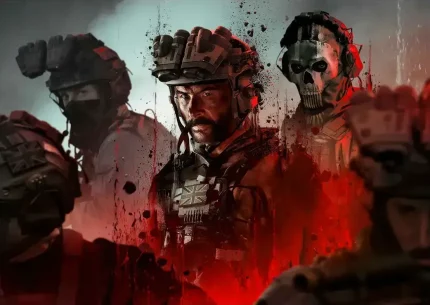 متال پوستر طرح بازی Call Of Duty کد L1104