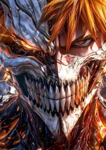 متال پوستر انیمه Bleach طرح Ichigo Kurosaki کد L1124