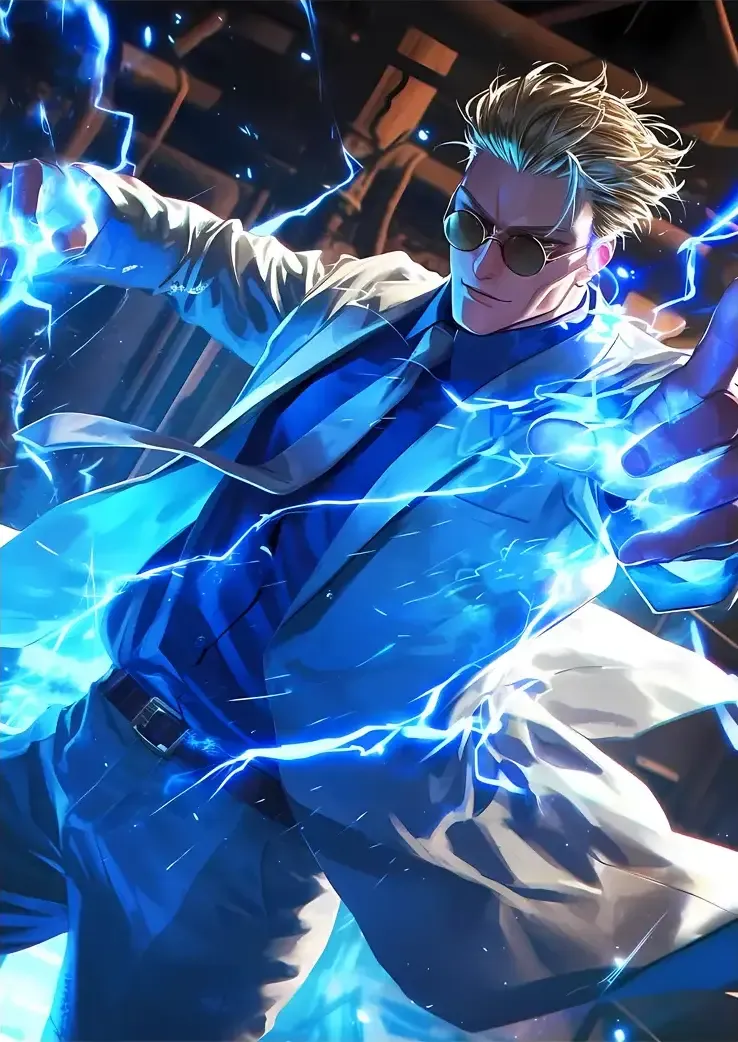 L1133-metalposter-01 متال پوستر انیمه جوجوتسو کایسن طرح Kento Nanami کد L1133 - Image 1