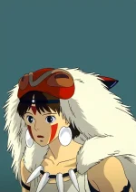 متال پوستر انیمه شاهزاده مونونوکه طرح سان کد L1282