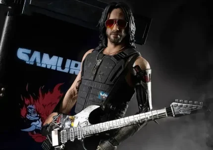 متال پوستر طرح بازی Cyberpunk 2077 کد L1287