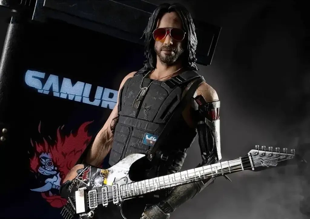 L1287-metalposter-01 متال پوستر طرح بازی Cyberpunk 2077 کد L1287 - Image 1