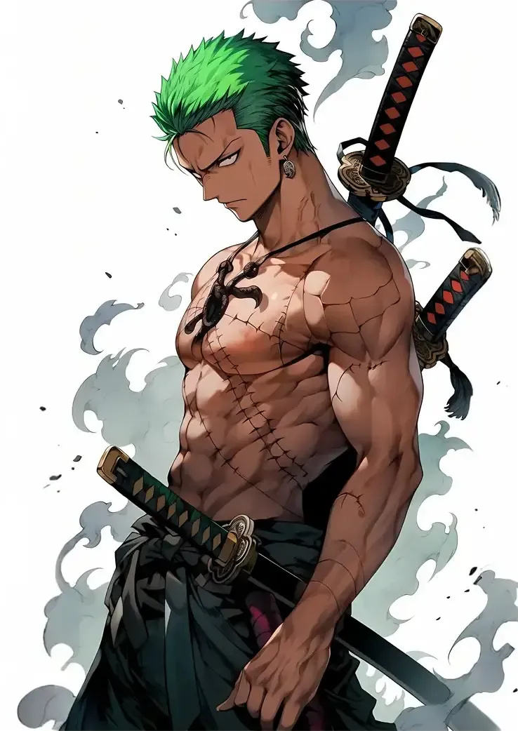 L1298-metalposter-01 متال پوستر انیمه وان پیس طرح زورو کد L1298 - Image 1