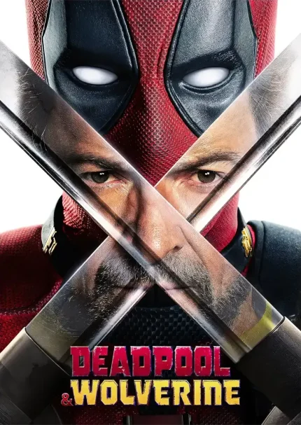 متال پوستر طرح سینمایی Deadpool و Wolverine کد L1311