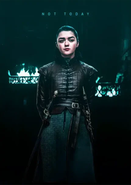 متال پوستر سریال Game of Thrones طرح آریا کد L1324