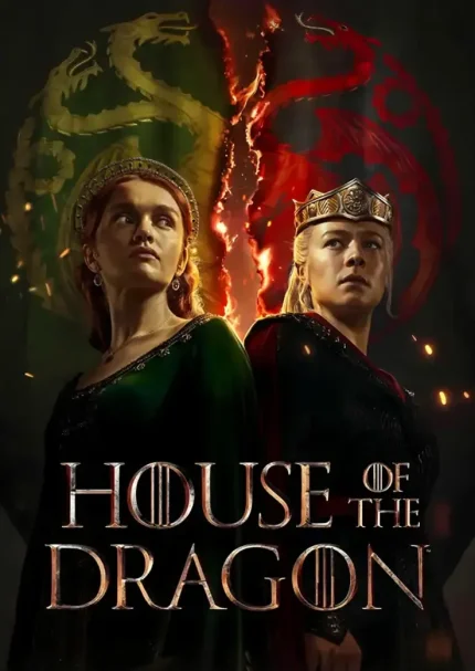 متال پوستر طرح سریال House of the Dragon کد L1330