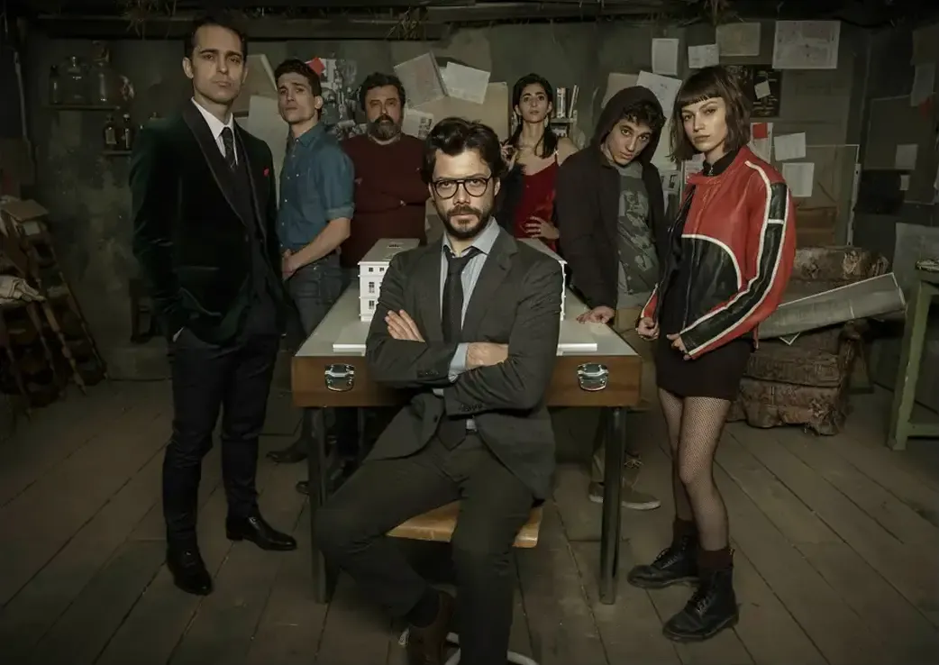 L1337-metalposter-01 متال پوستر طرح سریال Money Heist کد L1337 - Image 1