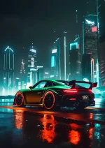متال پوستر طرح ماشین Porsche 911 GT3 کد L1344