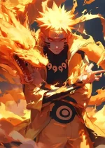 متال پوستر طرح انیمه ناروتو کد L1363