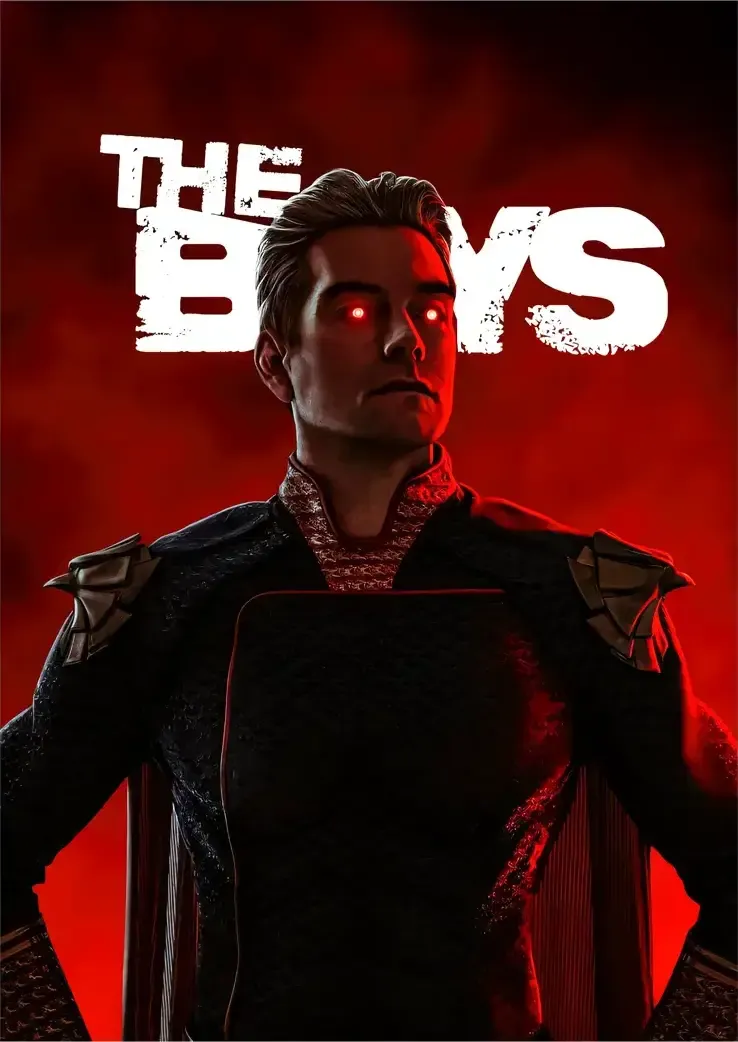 L1368-metalposter-01 متال پوستر سریال The Boys طرح Homelander کد L1368 - Image 1