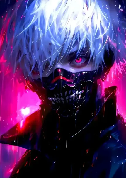 متال پوستر انیمه Tokyo Ghoul طرح Ken Kaneki کد L1411