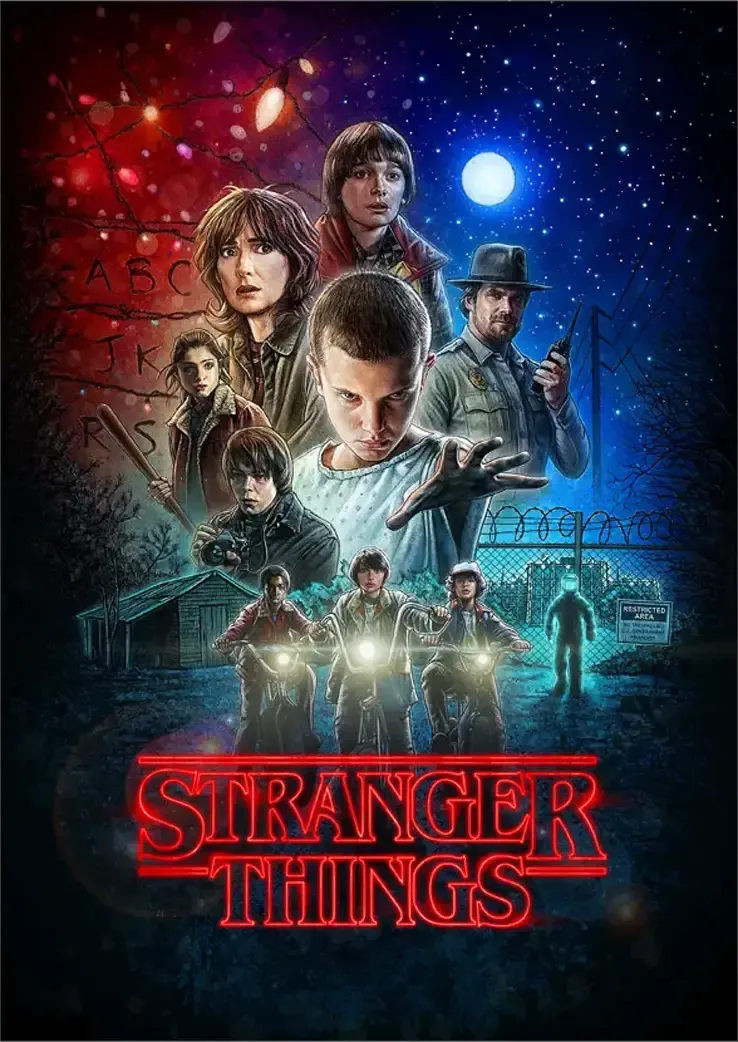 L1426-metalposter-01 متال پوستر طرح سریال Stranger Things کد L1426 - Image 1
