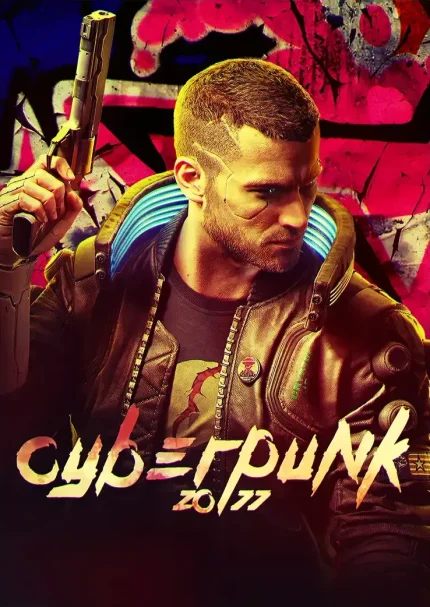 متال پوستر طرح بازی سایبرپانک کد L1434