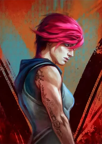 متال پوستر انیمه آرکین طرح Vi کد L1438