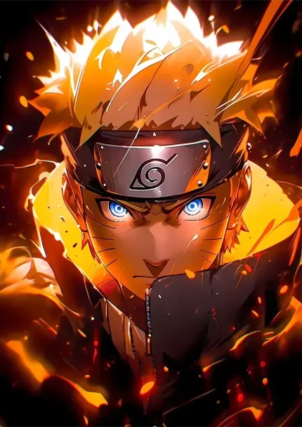 متال پوستر طرح انیمه ناروتو کد L1439