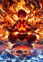 متال پوستر انیمه شیطان کش طرح تانجیرو کد L1440